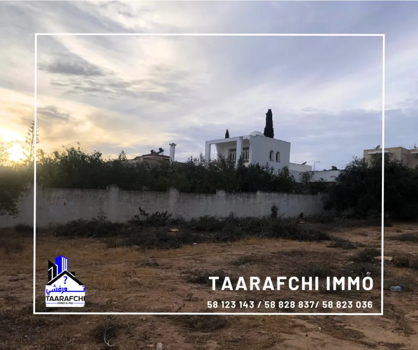  A vendre un terrain à citer diamant merzga hammamet nord 