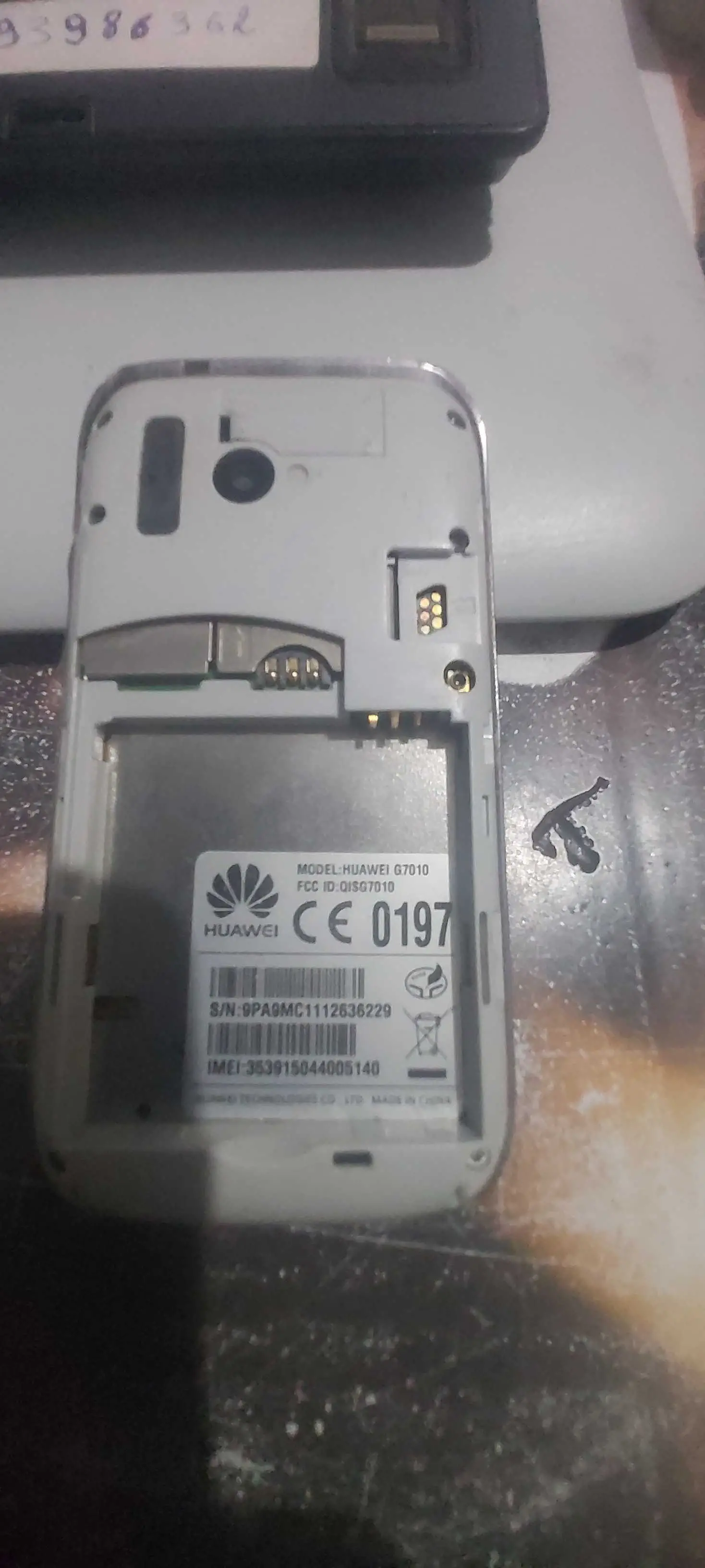  Téléphone Huawei sans batterie 