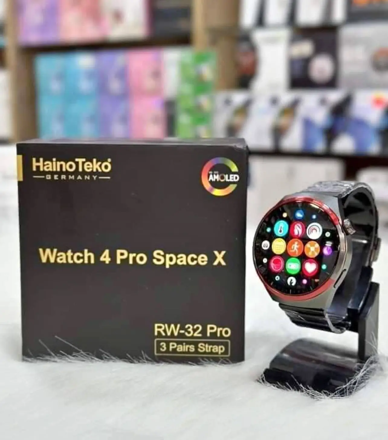  Smart Watch Haino Teko + 3 Bracelet - RW-32 Pro - SPACE X VERSION 