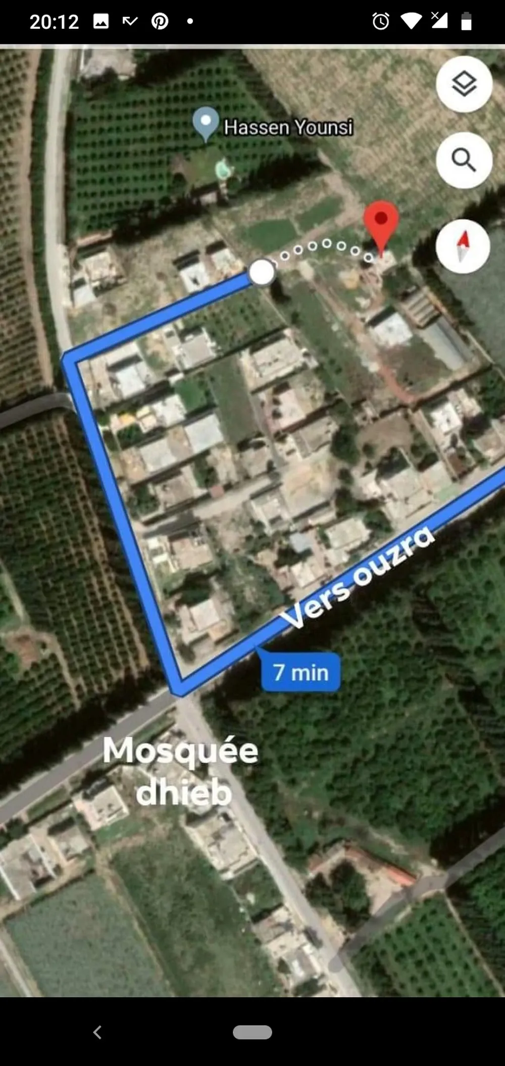  Terrain à vendre 400 2R+2 A mornag 20min cv tunis 