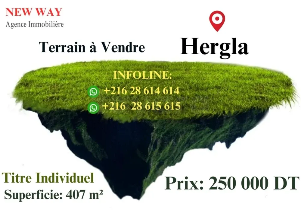  Terrain de 716 m² à vendre à Hammamet Sud 51355351 