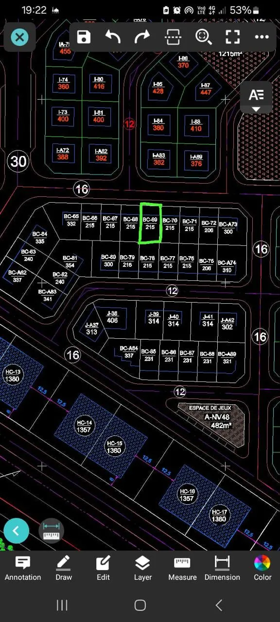  Terrain a vendre à AFH Bouhsina 215m² 