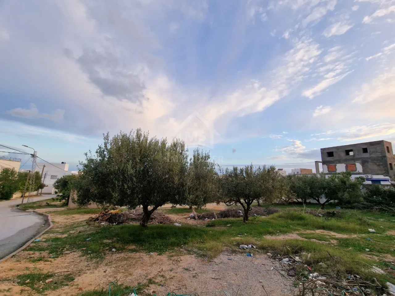  Terrain clôturé de 1122 m² à vendre à Hammamet Nord 51355351 