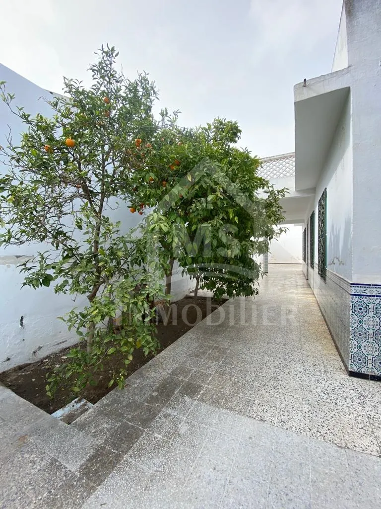  Maison arabe S+3 avec patio et jardin à vendre à Nabeul 