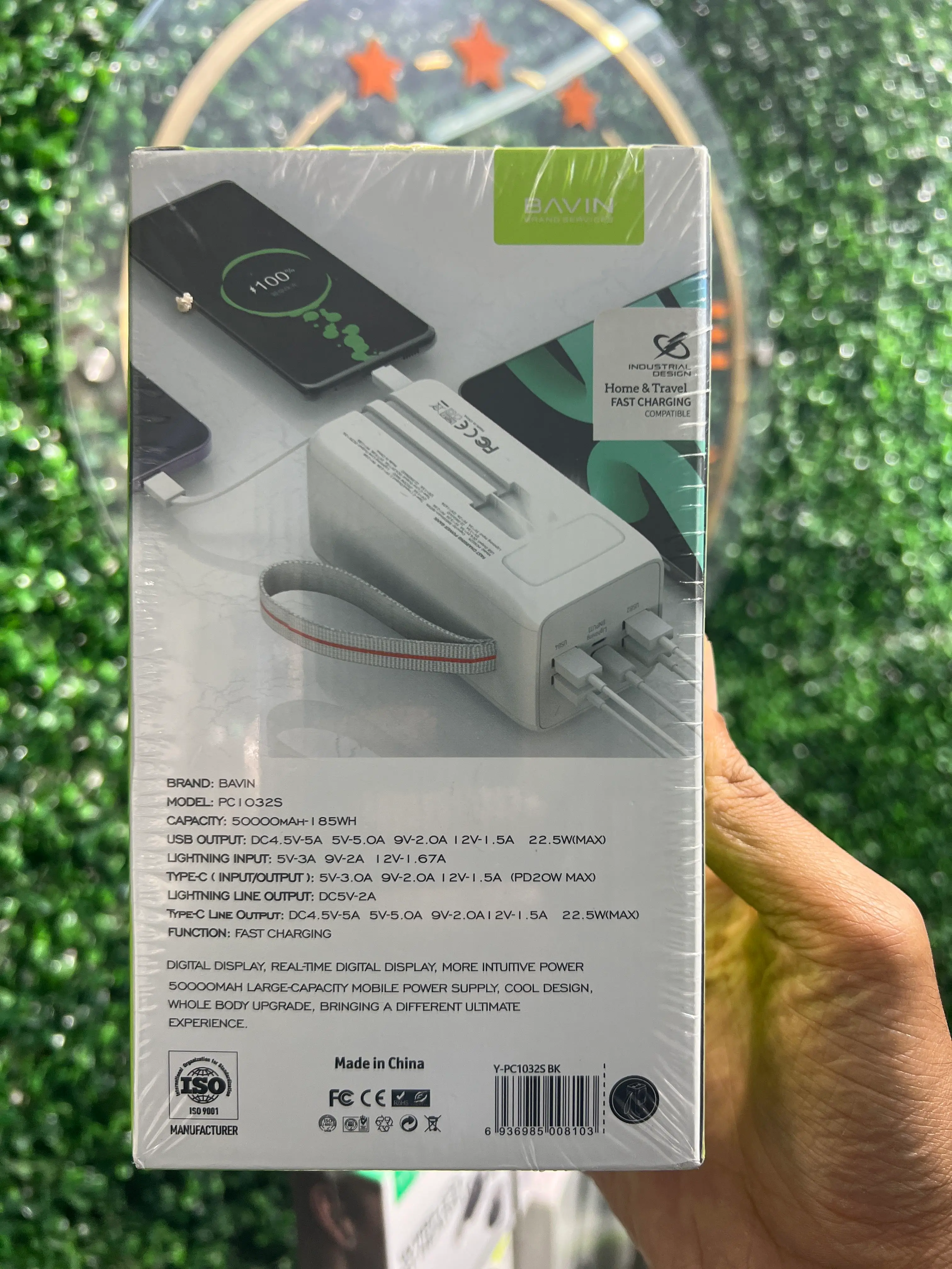  Power Bank 50000Mah 22.5W Fast Charging - Bavin PC1032S Au Meilleur Prix en Tunisie 