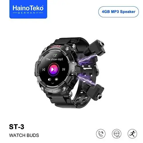  Haino teko ST-3 Smart Watch avec Ècouteurs sans fil Au Meilleur Prix en Tunisie 