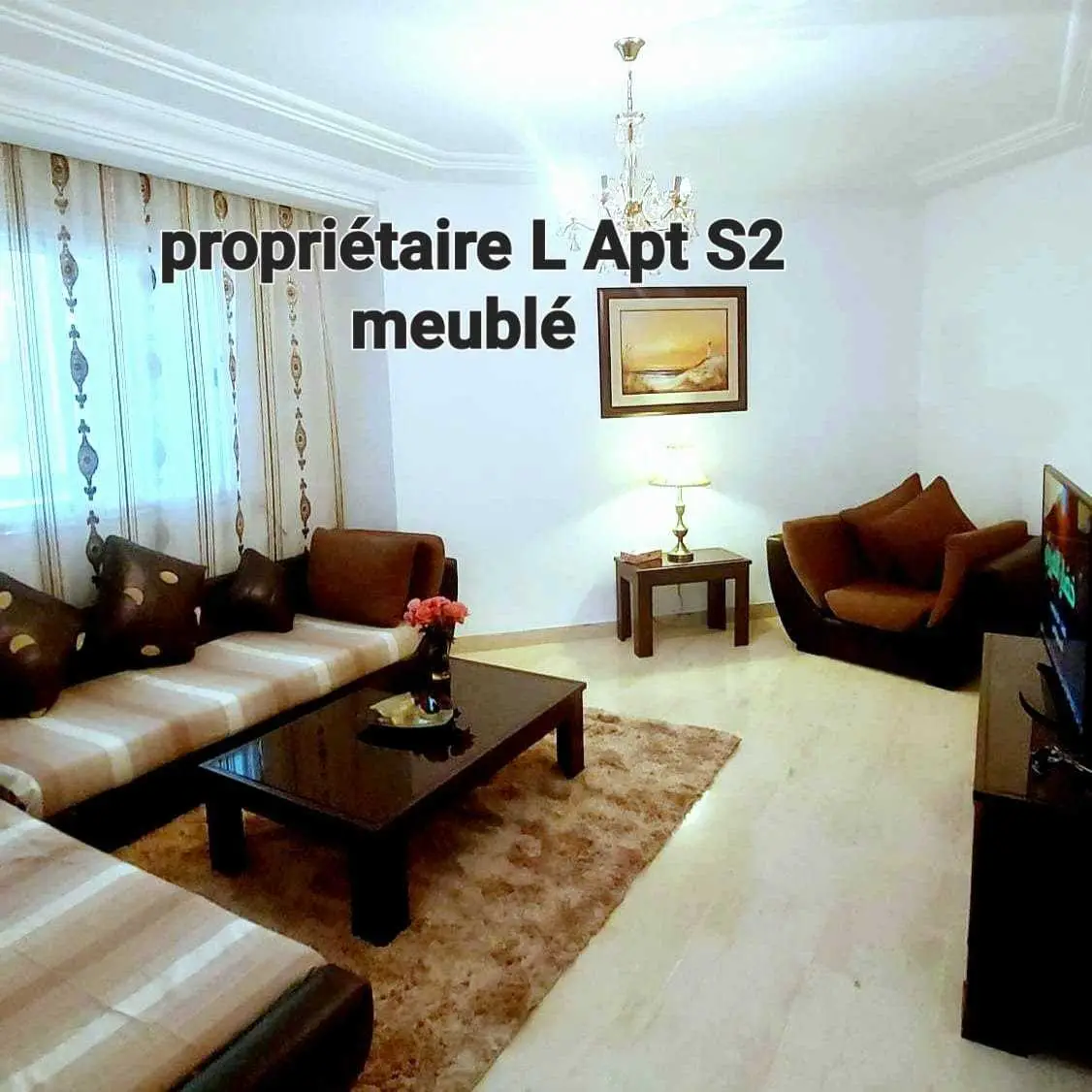  location d'un appartement s3 cité mahrajene 1400dt 