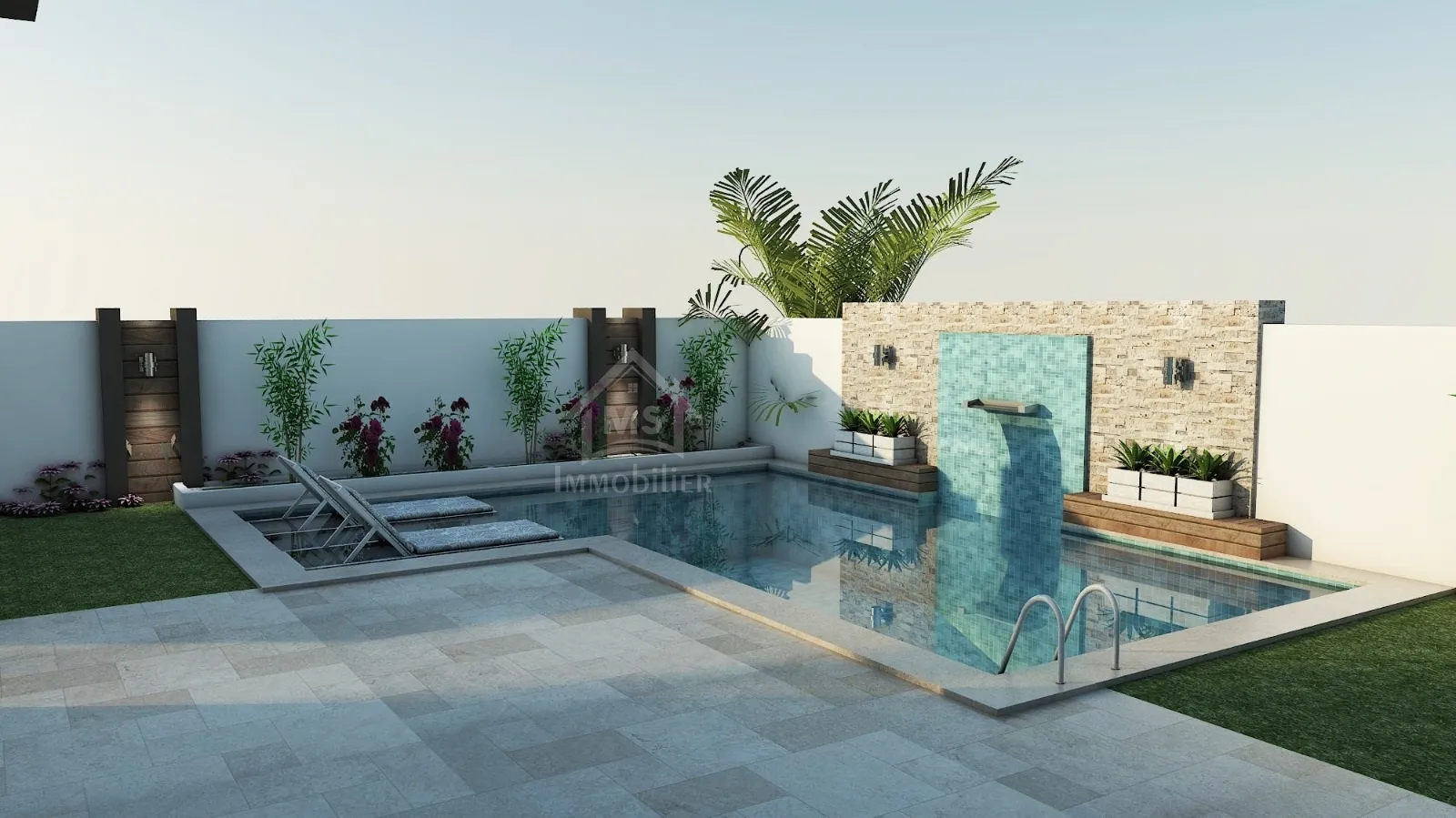  Villa sur plan avec piscine à vendre à Hammamet Sud 51355351 