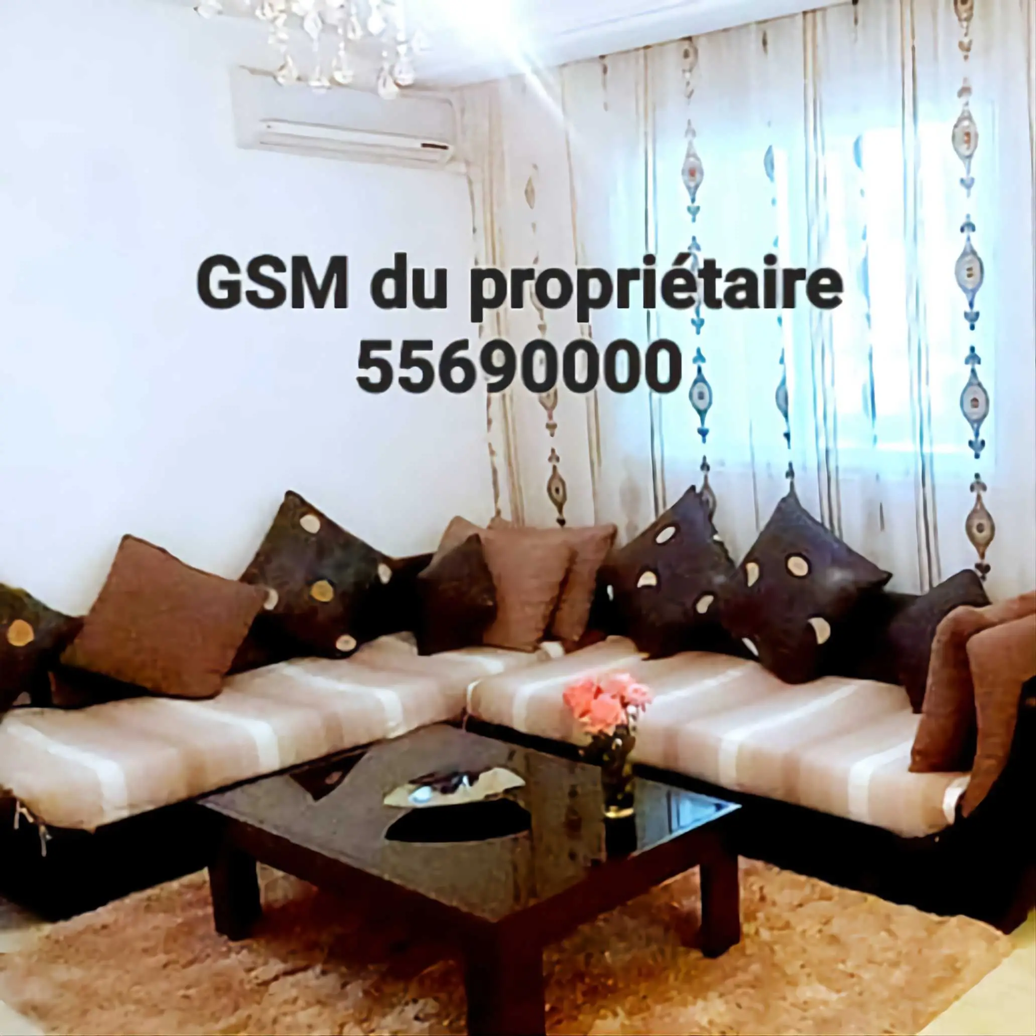  location d'un appartement s1 4éme étage menzah9c 900dt 