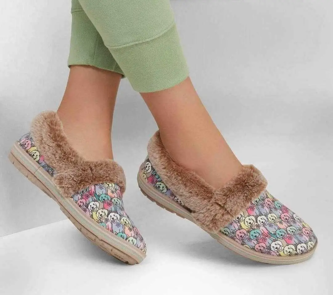  BOBS from Skechers™ Too Cozy , adorables et confortables pantoufles d'hiver 