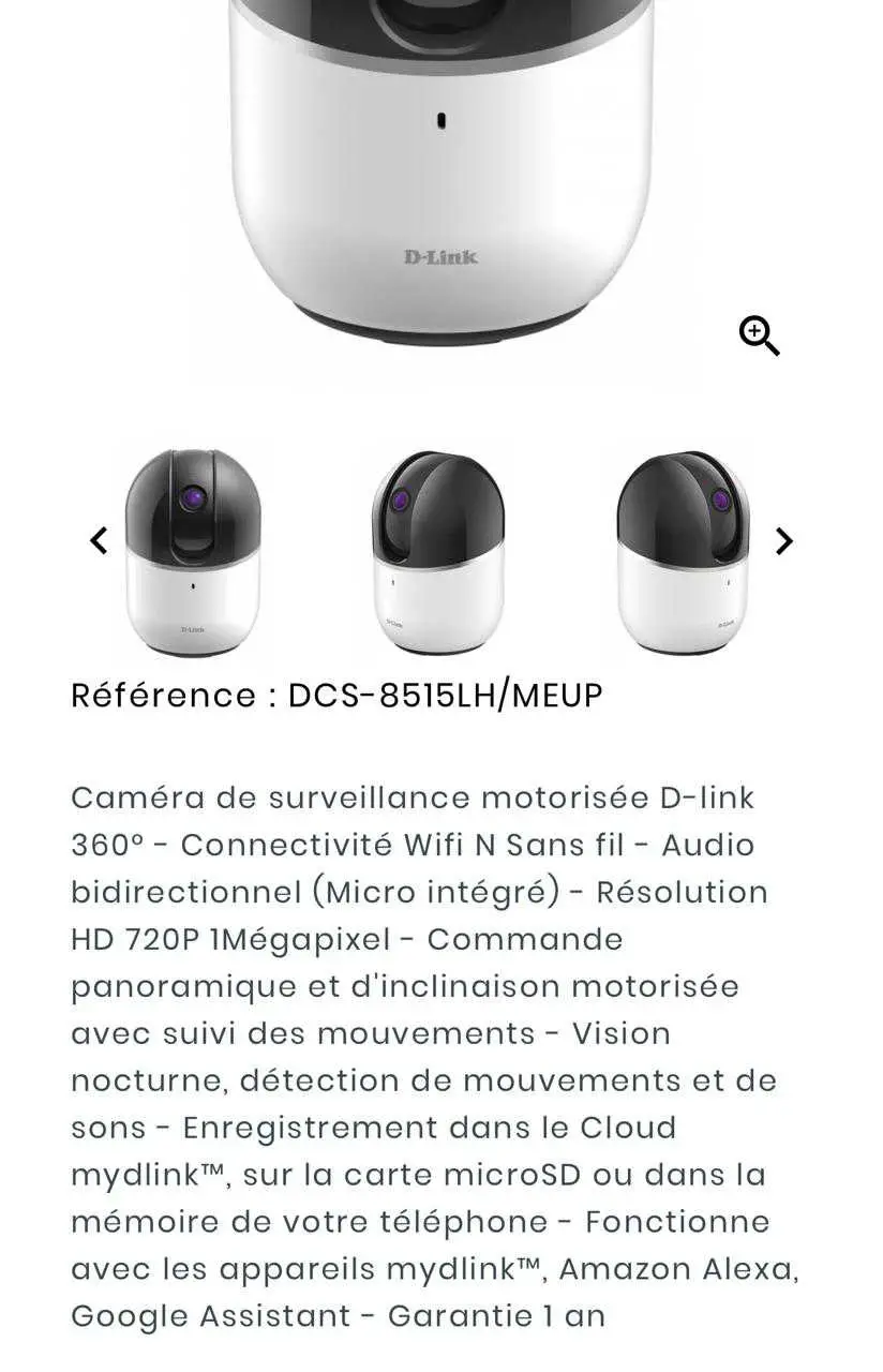  Caméra DLINK 