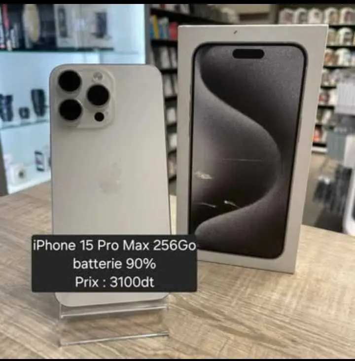  iPhone 15 pro max 256go 