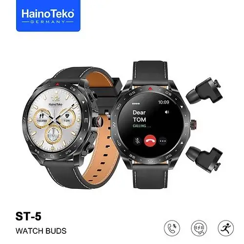  Haino teko ST5 smart watch avec Ecouteurs sans fil - Au Meilleur Prix en Tunisie 