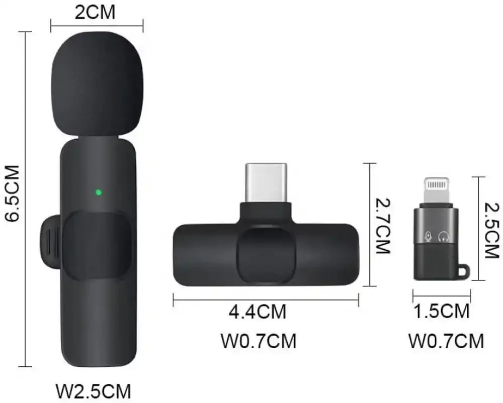  Mini microphone sans fil K8 2en1 pour Android et IOS - Au Meilleur Prix en Tunisie 