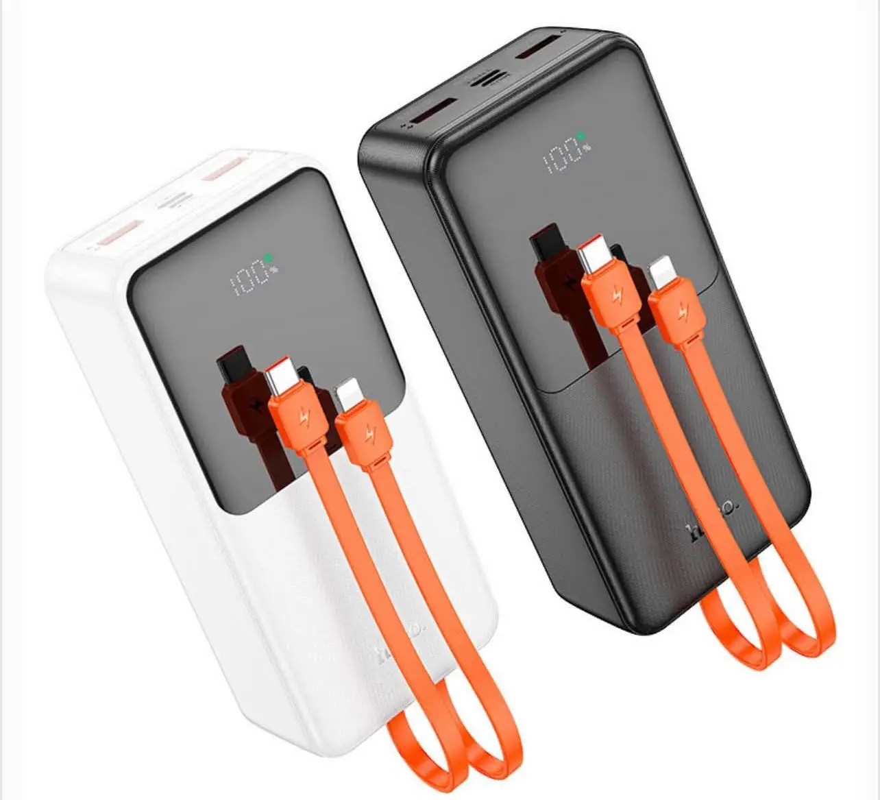  Power Bank 30000Mah 22.5W+PD20W - Fast Charging - Hoco J119B - Type C- IP iPhone - 2 Cables- Cachetè 