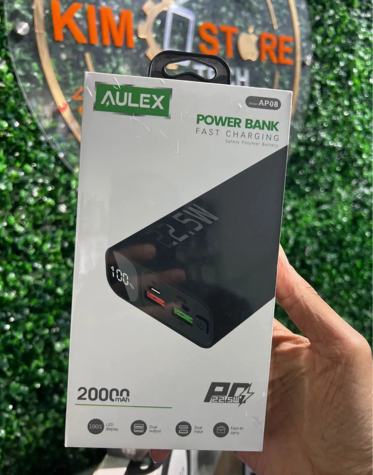  Power Bank 20000Mah 22.5W Super Fast charging Aulex AP08 Cachetè en super ProMotion 