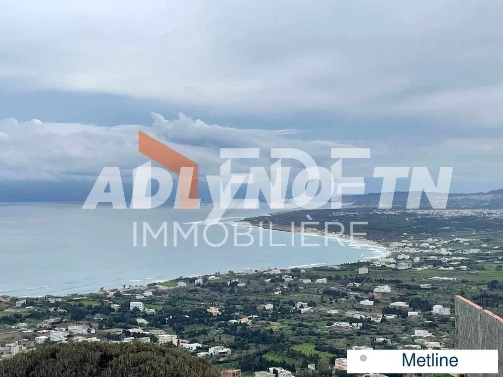 charmante villa, vue panoramique à Metline Bizerte