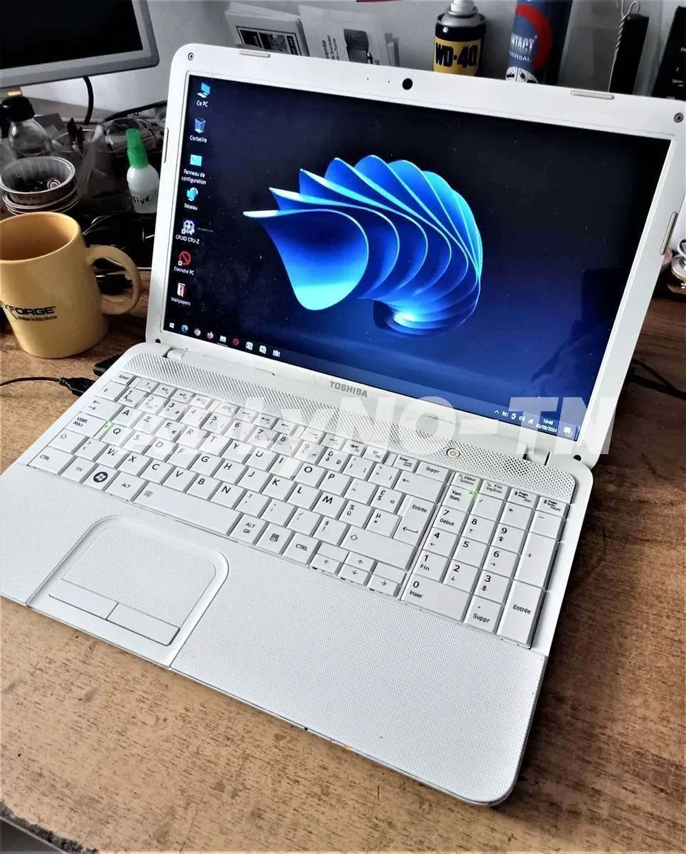 PC portable Toshiba i5 blanc