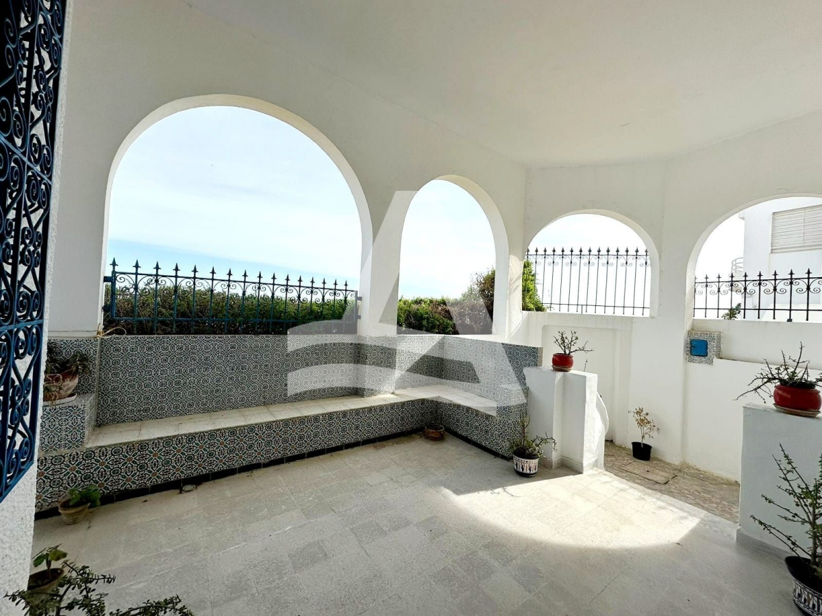  Villa Duplex S+5 avec Piscine à 400m de la Plage, Résidence Sécurisée à Mrezge, Hammamet Nord 