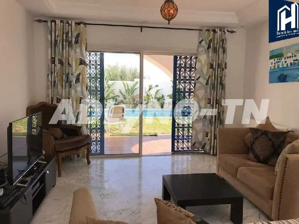 Location villa avec piscine à Hammamet Nord