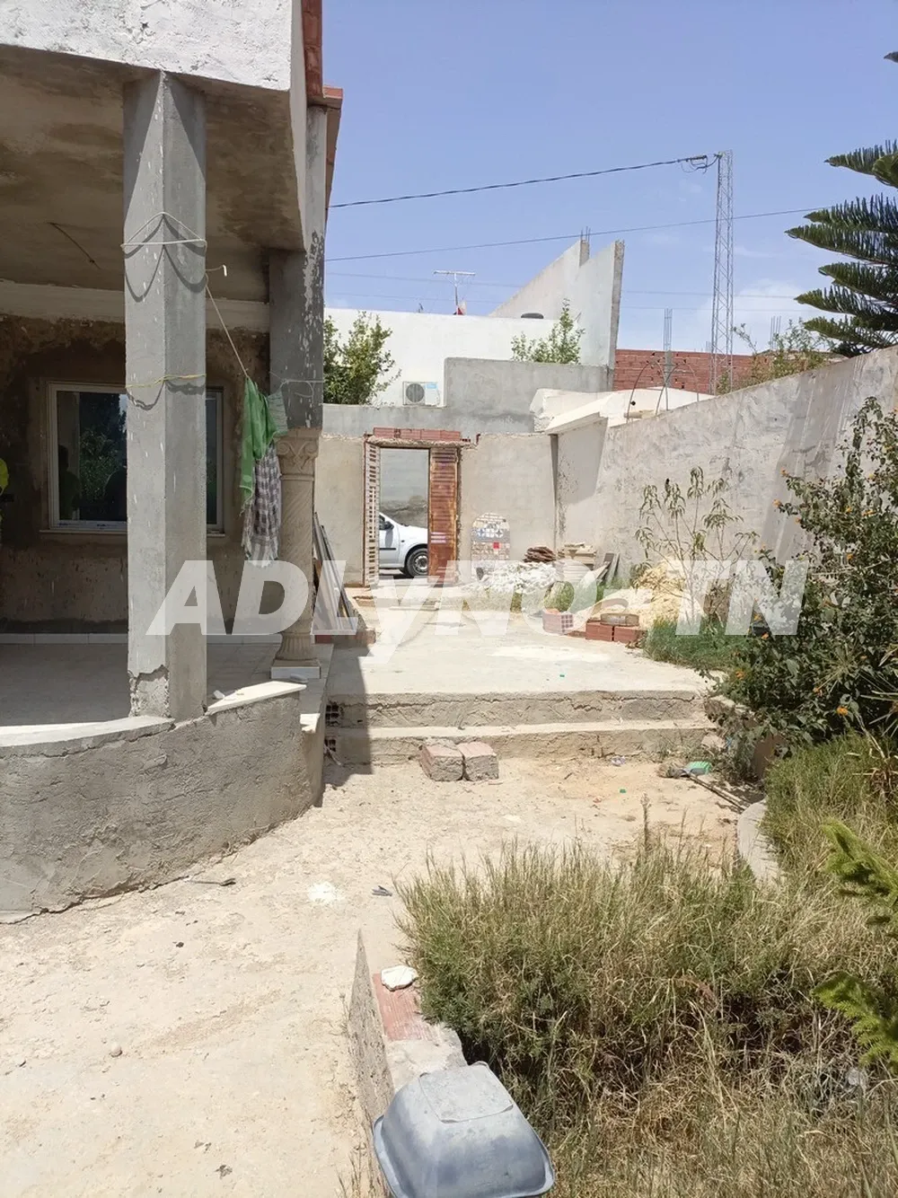  Villa Duplex S+5 avec Piscine à 400m de la Plage, Résidence Sécurisée à Mrezge, Hammamet Nord 