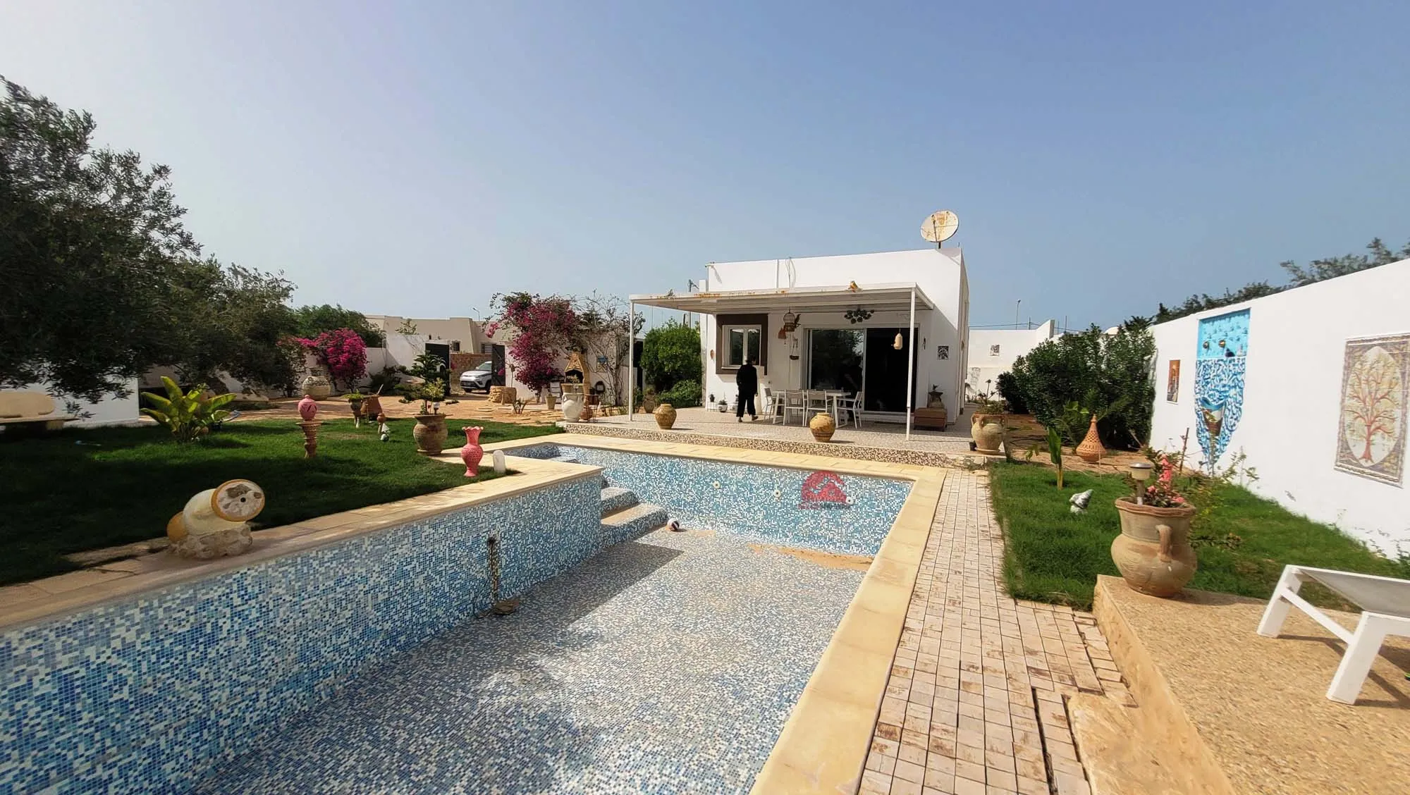 VILLA MEUBLÉE À MELLITA DJERBA ZU - RÉF V678