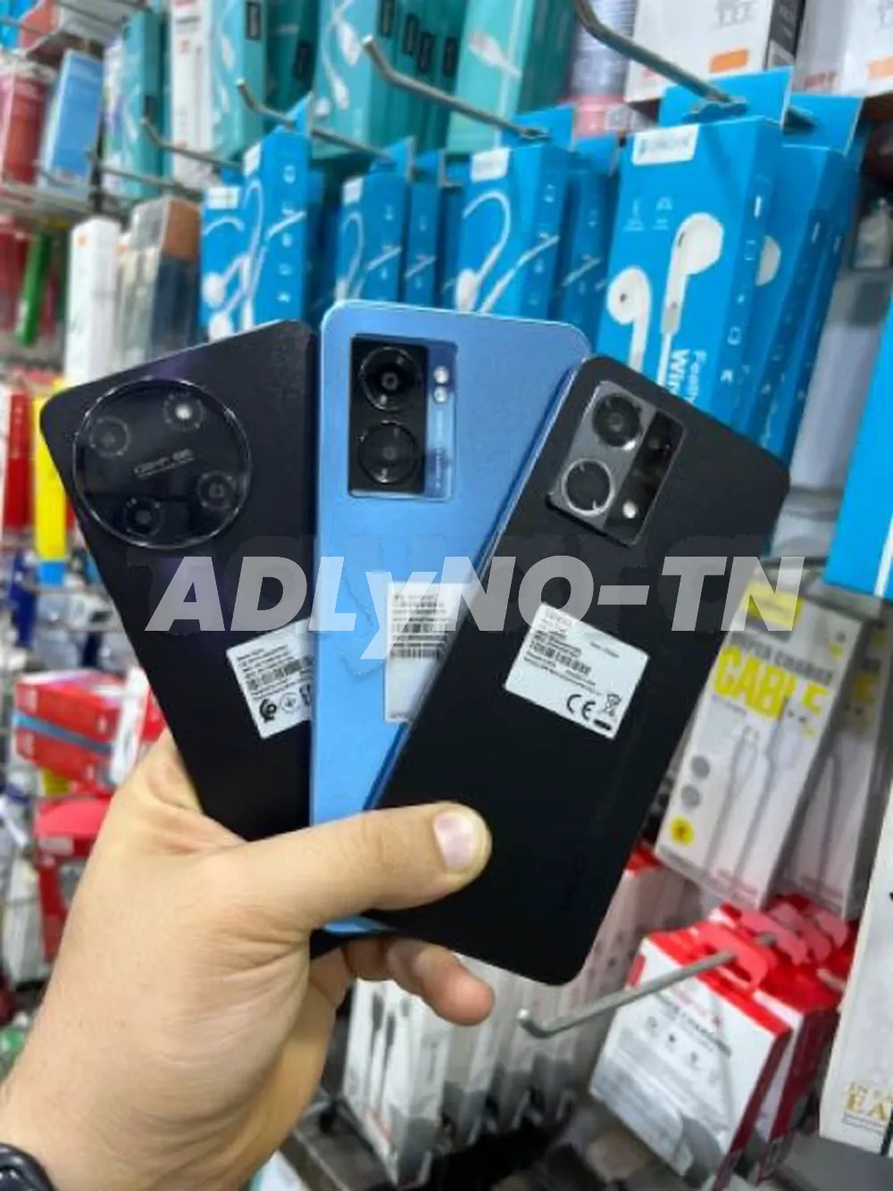 ?PROMO RENTRÉ SCOLAIRE?Oppo Reno 7 5G/Oppo Realme 11 5G/Oppo A56S 5G 128GB/12Ram 2024 européen snap dragon jamais utilisé enregistré sur le réseau tunisien Garentie 2026