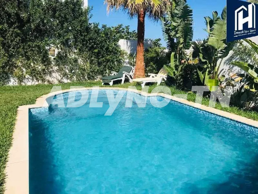 Location villa avec piscine à Hammamet Nord