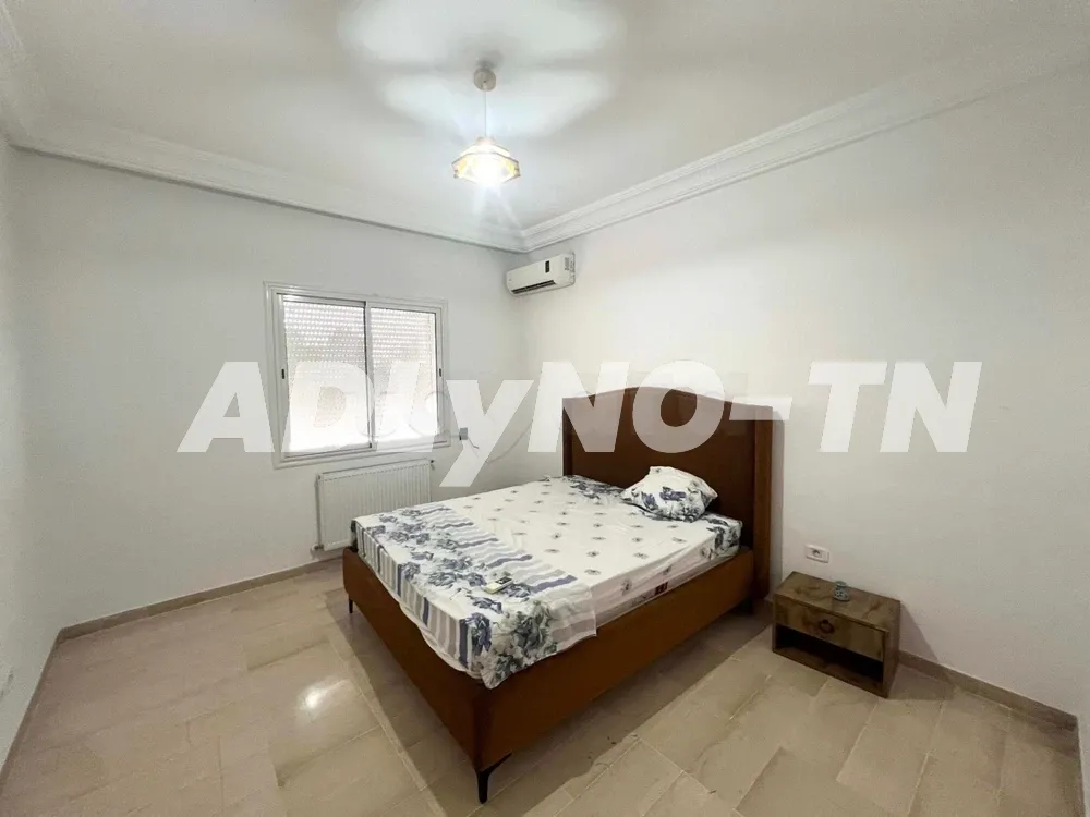 A louer APPARTEMENT S+1 meublé avec balcon à Soukra Parc