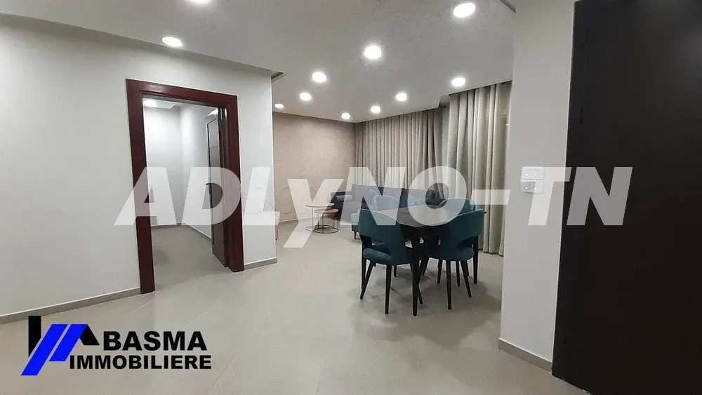 Un appartement prestigeux de type S+2 à louer situé à khzema