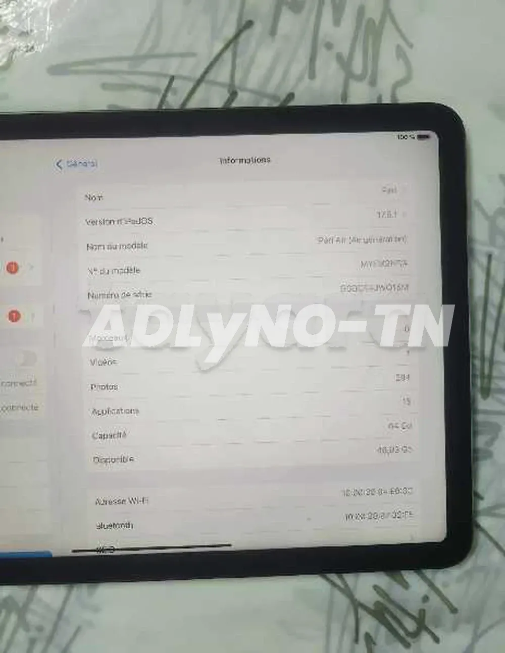 apple ipad air 4 bonne etat