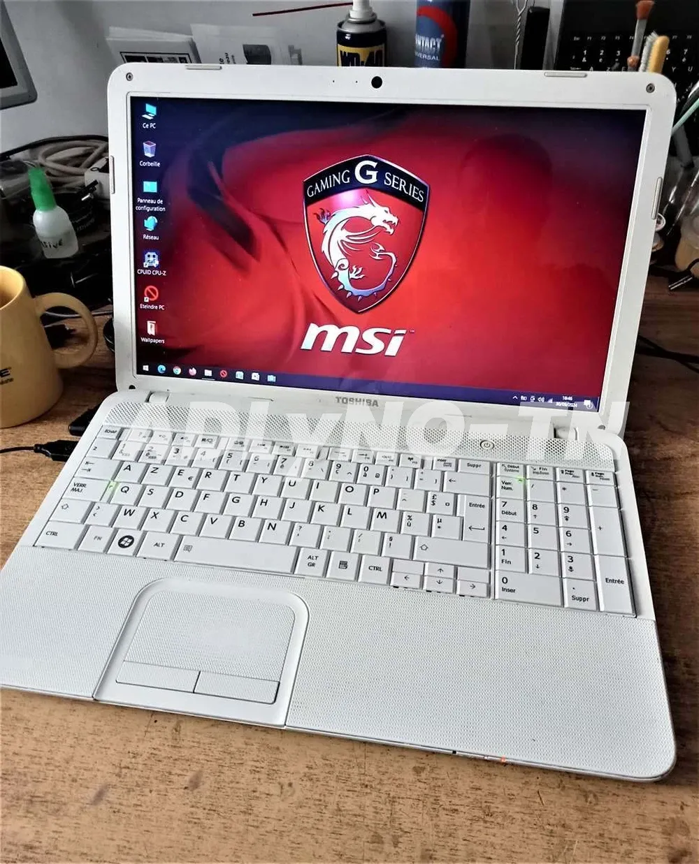 PC portable Toshiba i5 blanc