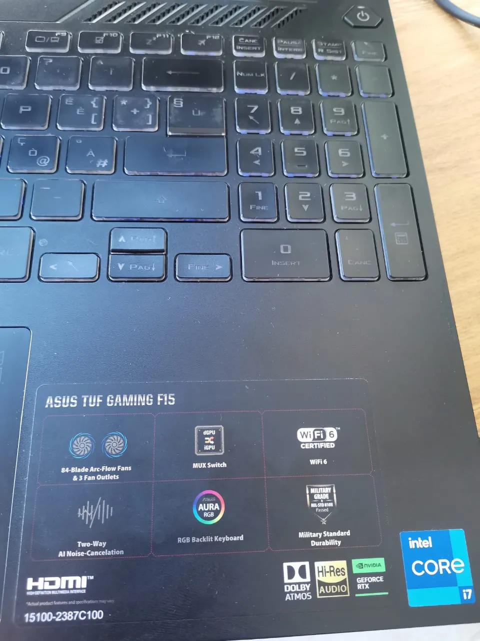 ASUS TUF GAMING F15