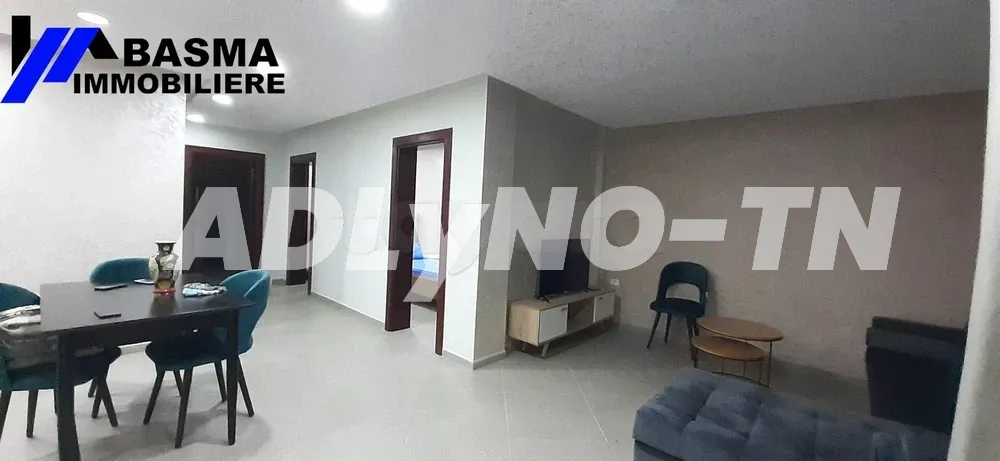 Un appartement prestigeux de type S+2 à louer situé à khzema