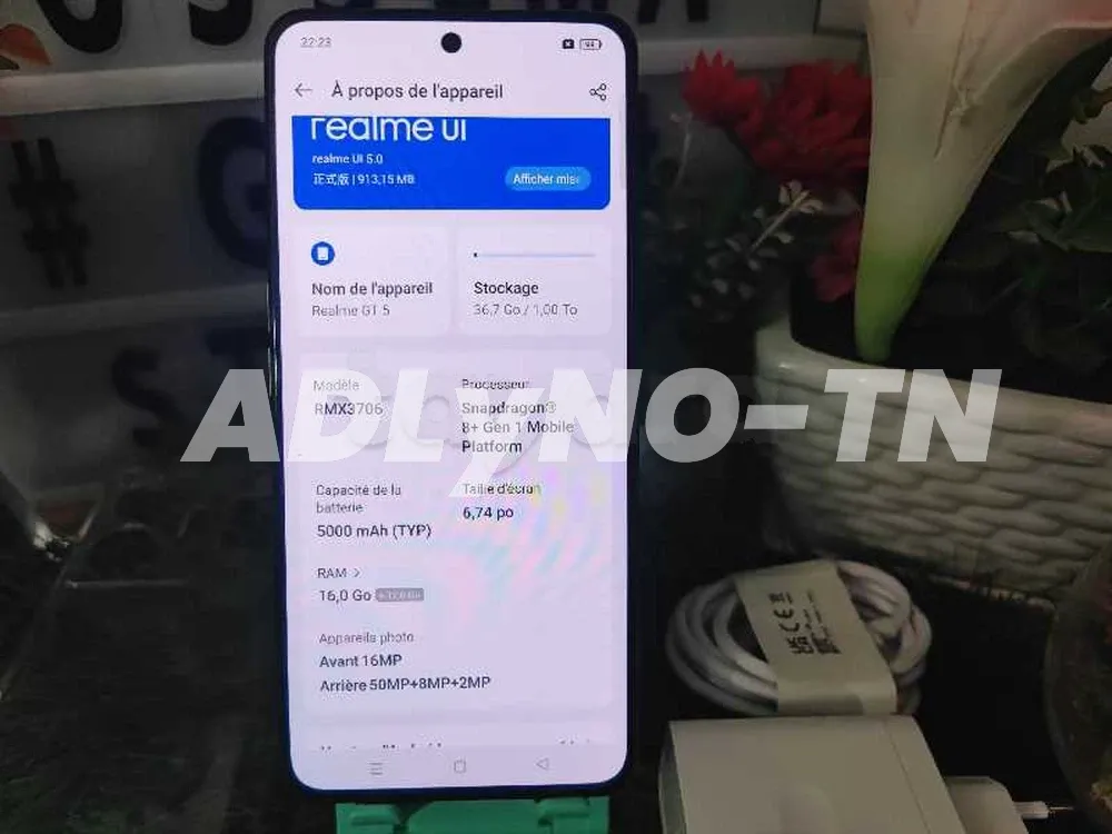 Realme GT Neo 5 {16+12/1000Go} Qualcomm®?Snapdragon™ 8+ Gen 1 état neuf?52687077?