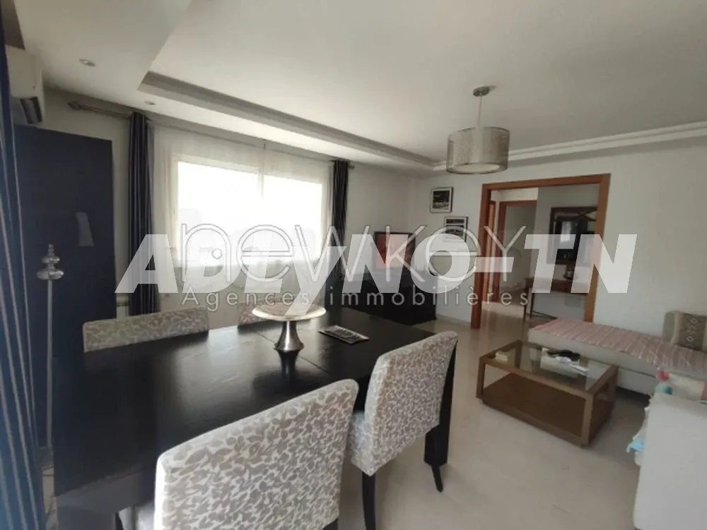 Un Appartement S+2 Meublé à La Soukra